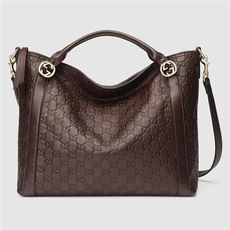 gucci brown leather purse|gucci dark brown leather bag.